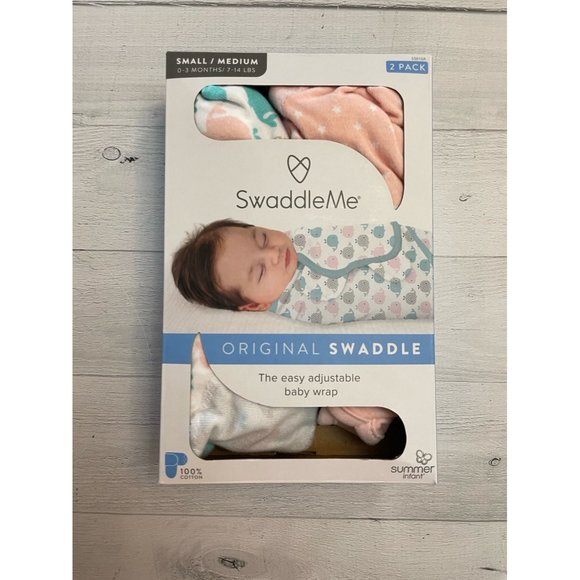 Swaddle me baby swaddles‎ 2 pack 0-3 months - Picture 1 of 4